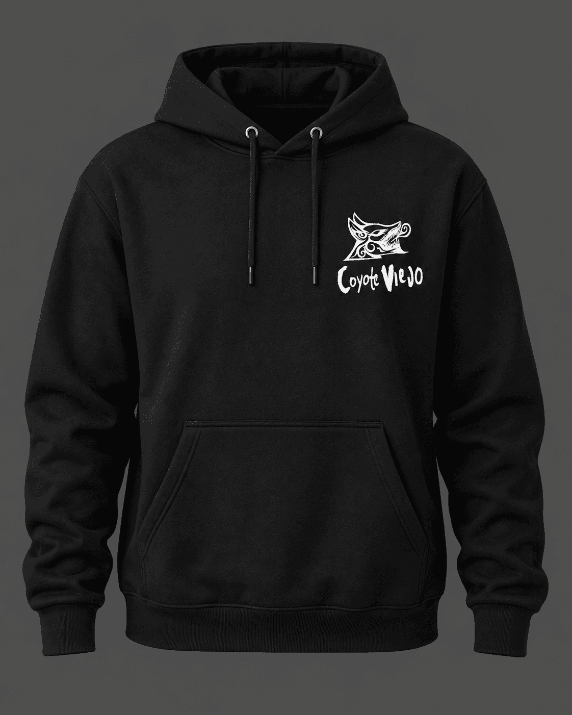 Sudadera Coyote Viejo — Negra
